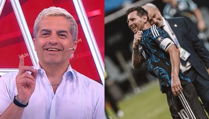 El mensaje que Lionel Messi le envió a Ángel de Brito tras el triunfo de Argentina ante Inglaterra: "Qué alegría"