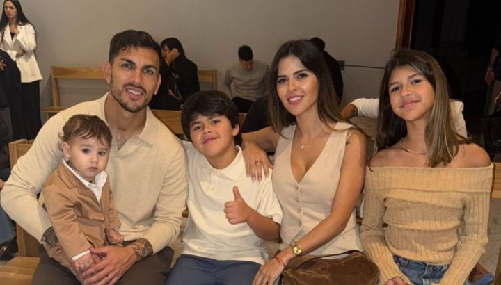 Victoria, Lautaro y Gio, los hijos de Leandro Paredes, viajaron a Nueva York: "Un último pasito"