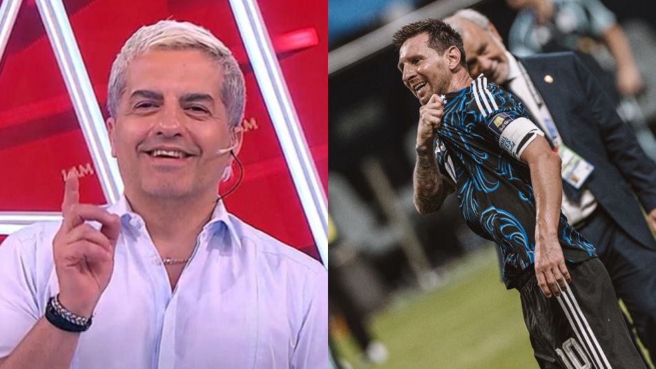 Ángel de Brito y Lionel Messi