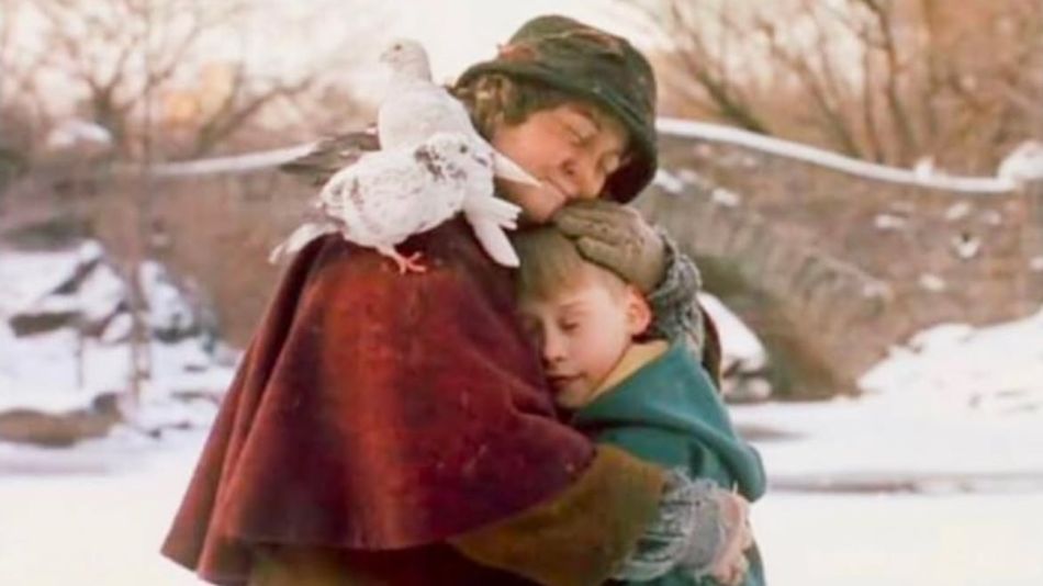 Brenda Fricker y Macaulay Culkin