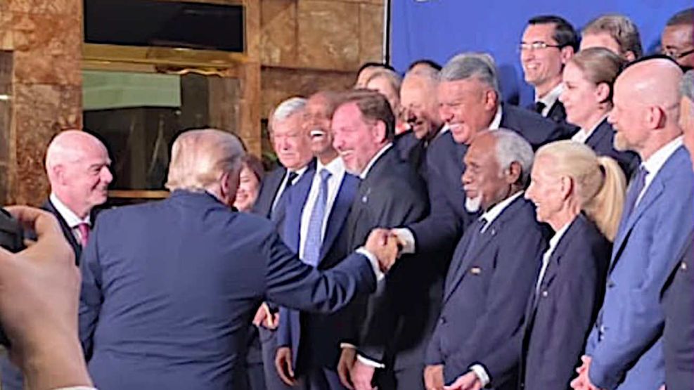 Trump saludó a Chiqui Tapia 17072026