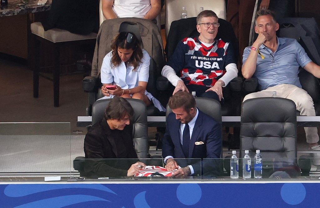 Tom Cruise y David Beckham.