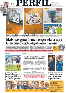 La tapa del Diario PERFIL del sábado 18 de julio de 2026