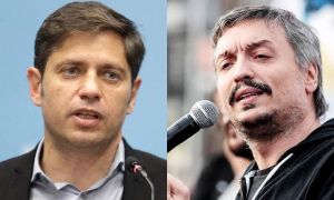 Axel Kicillof y Máximo Kirchner