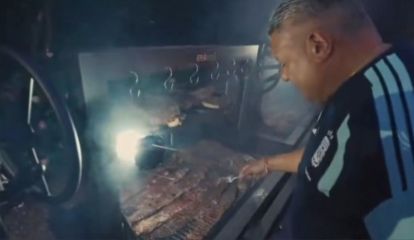 El asado de la Selección Argentina antes del partido con España