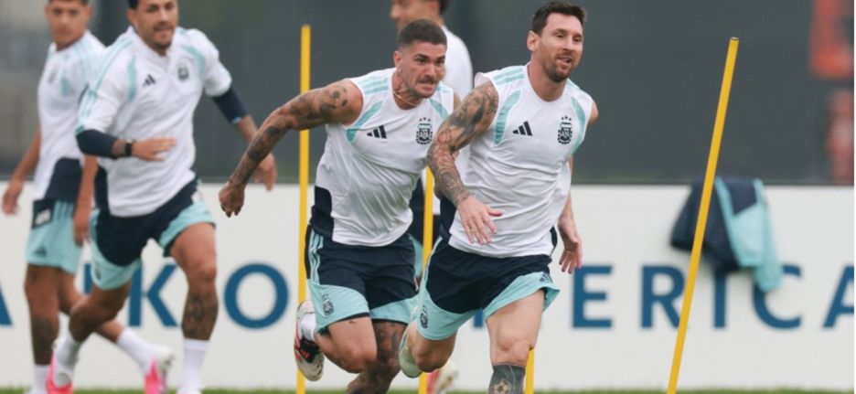 Argentina se entrenó en Nueva Jersey