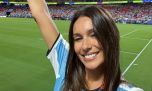 El look de Pampita y sus hijos en la final del Mundial: corona, camisetas históricas y jean barrel