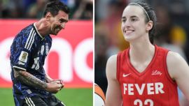 La estrella del básquet femenino Caitlin Clark apoyó a Argentina y a Lionel Messi en la final del Mundial 2026