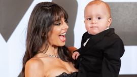 El look de Marco, el hijo de Sol Pérez, en el cumpleaños de su mamá: jean, camisaco y zapatillas