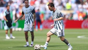 La selección argentina en el campo de juego 19072026
