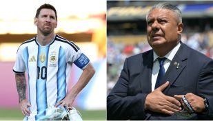 Lionel Messi y Claudio Tapia