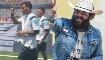 Leandro Paredes, Rodrigo De Paul y Post Malone