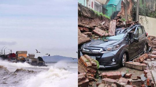 Cuatro muertos y cientos de afectados por el fuerte temporal de lluvia y viento en Chile