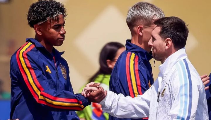 El video del saludo entre Lionel Messi y Lamine Yamal en la final del Mundial 2026