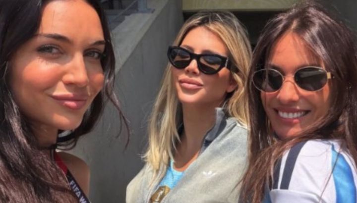 Pampita, Zaira Nara y Wanda Nara protagonizaron un inesperado encuentro en la final del Mundial 2026