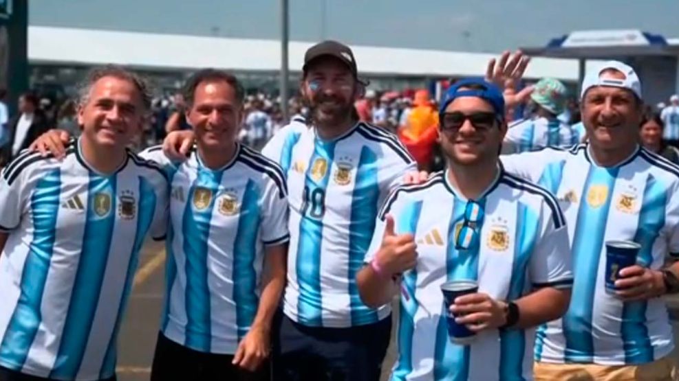 Pasión argentina llegando al MetLife en New Jersey 19072026
