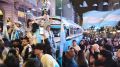 Hinchada Argentina en el obelisco 19072026