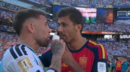 El cruce de Otamendi con Rodri
