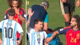 Lionel Messi y Marc Cucurella