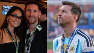 Antonela Roccuzzo y Lionel Messi