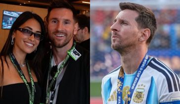Antonela Roccuzzo y Lionel Messi