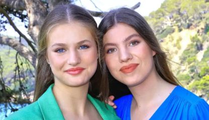 Princesa Leonor junto a la Infanta Sofía