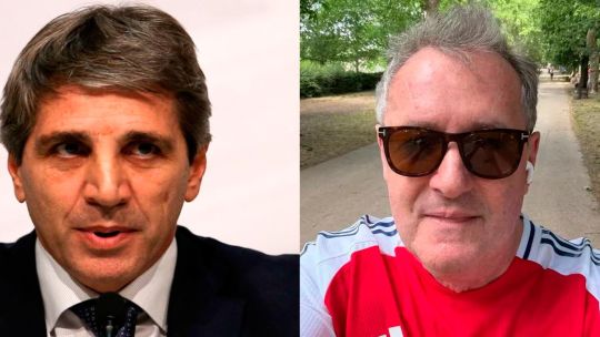Luis Caputo cruzó otra vez al periodista británico que criticó a la Selección: "Mocoso malcriado"