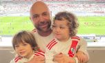 Las mejores fotos del día de ski de Germán Martitegui y sus dos hijos, Lorenzo y Lautaro, en Ushuaia