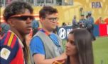  Lamine Yamal y el frío saludo con su novia tras la final