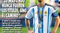 Lionel Messi: “Lo más lindo nunca fueron los títulos sino el camino”