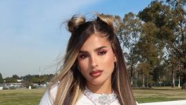 Juli Poggio impone el conjunto sastrero cuadrillé, la tendencia más elegante del invierno