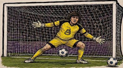 Milei, el arquero de los goles en contra en el Mundial