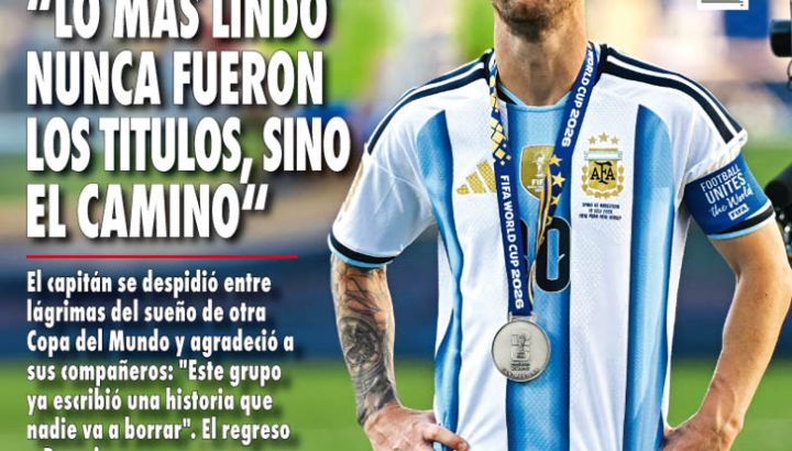 Lionel Messi: “Lo más lindo nunca fueron los títulos sino el camino”