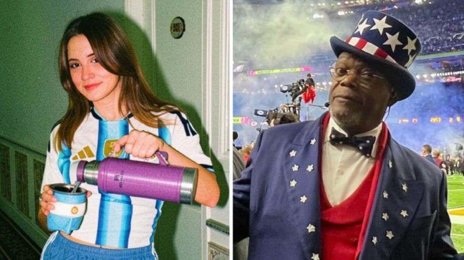 Bárbara Lombardo y Samuel L. Jackson