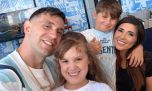Mandinha, la esposa del Dibu Martínez, mostró el día de campo de sus hijos Ava y Santi: "Pusimos a los chicos a laburar"