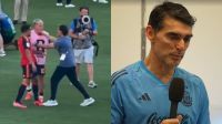 Roberto Ayala con Dani Olmo