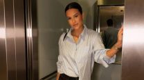 Entramos al vestidor XXL de Luli Fernández: iluminación LED integrada y una estética de boutique simplificada