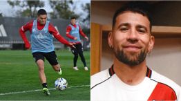 Juan Fernando Quintero y Nicolás Otamendi