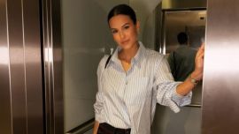 Entramos al vestidor XXL de Luli Fernández: iluminación LED integrada y una estética de boutique simplificada