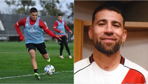 Juan Fernando Quintero y Nicolás Otamendi