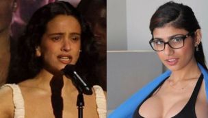 Rosalia y Mia Khalifa