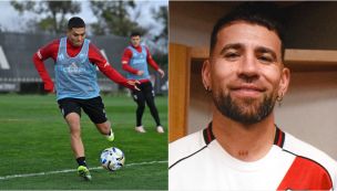 Juan Fernando Quintero y Nicolás Otamendi