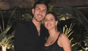 Camila Galante y Leandro Paredes