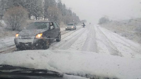Galería de fotos del temporal de nieve en Mendoza, Río Negro, Neuquén y Santa Cruz