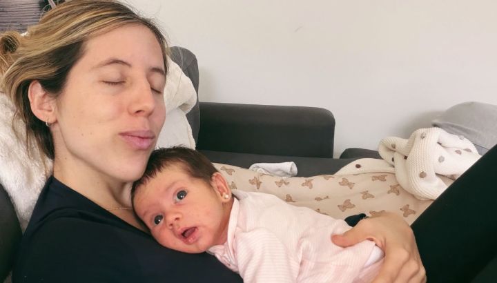 Así fue el primer mes de Bruna Vázquez Sarkany, la hija de Clara Sarkany