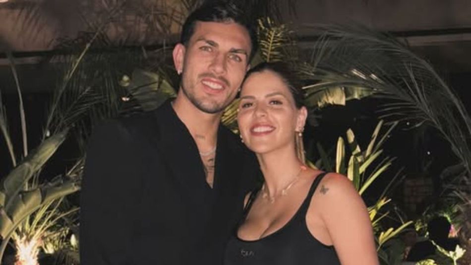 Camila Galante y Leandro Paredes