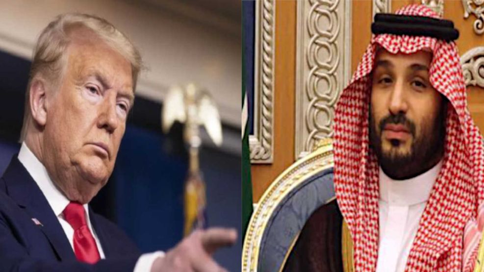 Donald Trump y el príncipe saudita y primer ministro Mohammed bin Salman 222072026