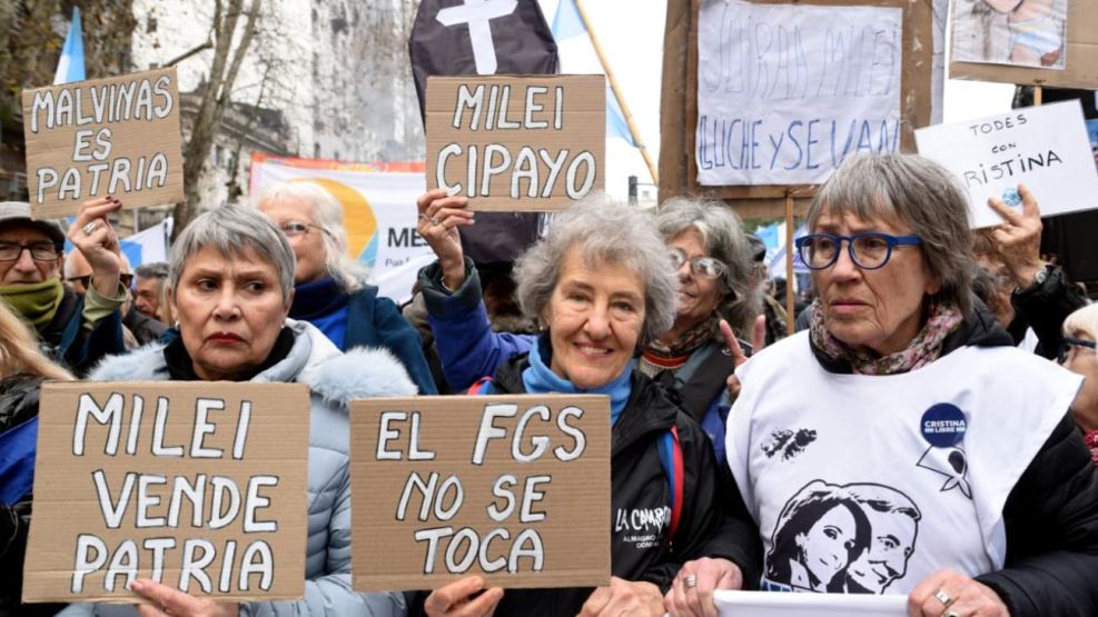 Marcha de la CGT con jubilados 22072026
