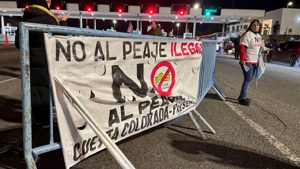 Protesta de vecinos de La Calera