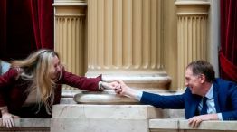 Karina Milei y Diego Santilli